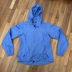 Kelty Jacket Women's Hooded Windbreaker Full Zip Lightweight Outdoor Size M
